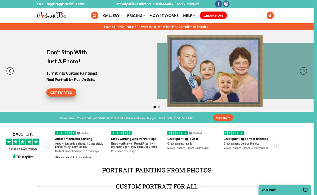 Website Design & Creation for custom portrait website URL 4