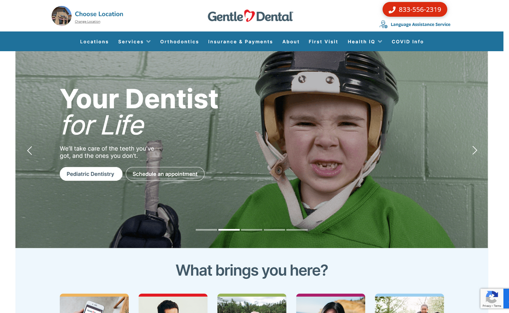 Website Design & Creation for dental office website URL 5
