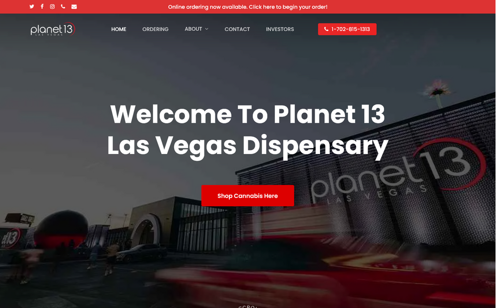 Website Design & Creation for dispensary website URL 5