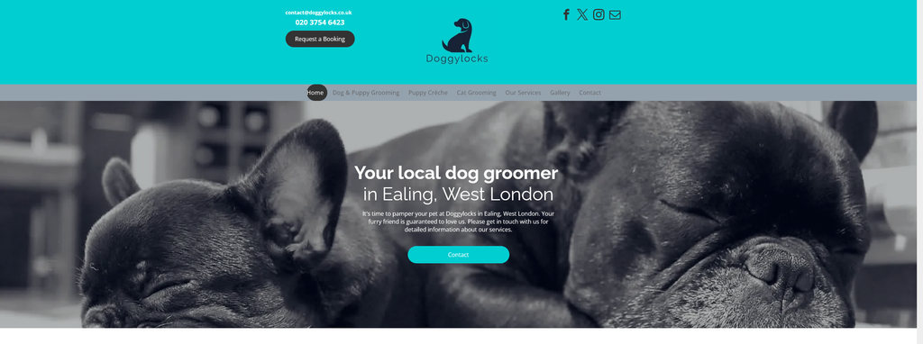 Website Design & Creation for dog grooming website URL 3