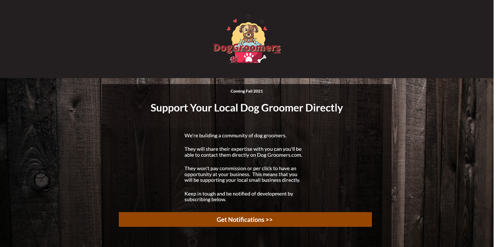 Website Design & Creation for dog grooming website URL 4