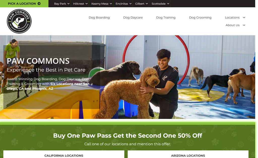 Website Design & Creation for dog kennel website URL 1