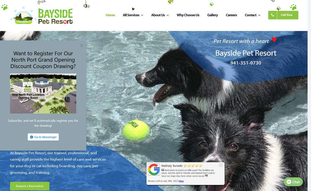 Website Design & Creation for dog kennel website URL 5