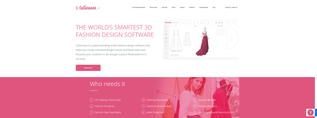 Website Design & Creation for dressmaker website URL 1