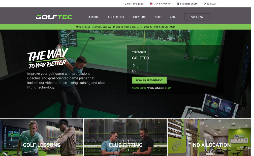 Website Design & Creation for driving range website URL 3