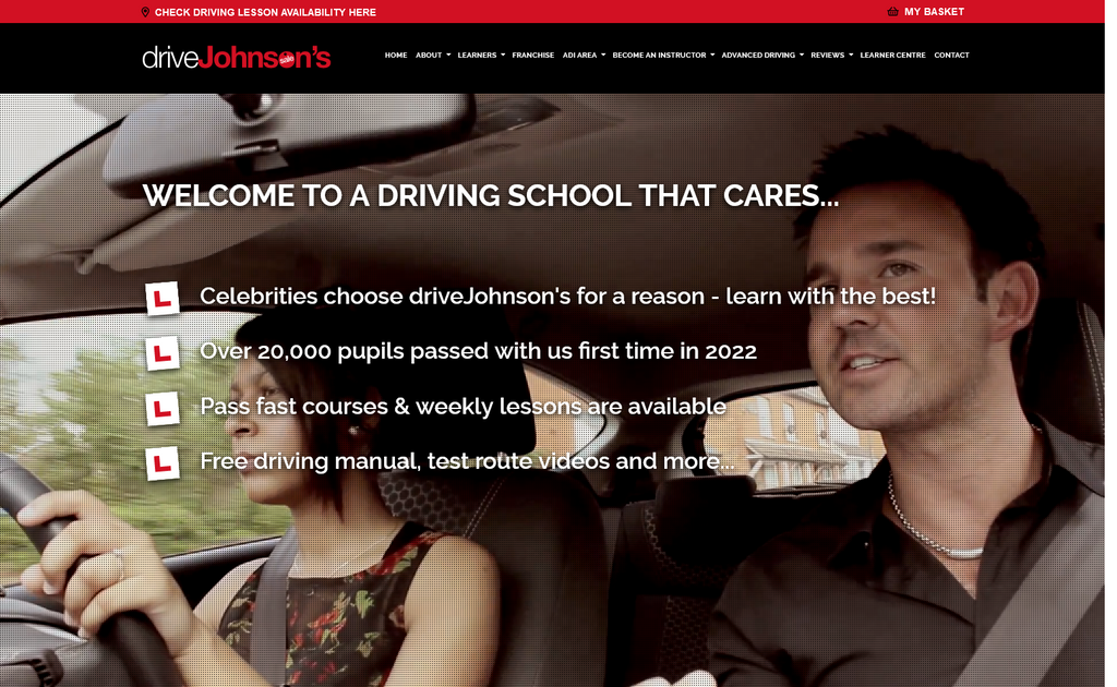 Website Design & Creation for driving school website URL 5
