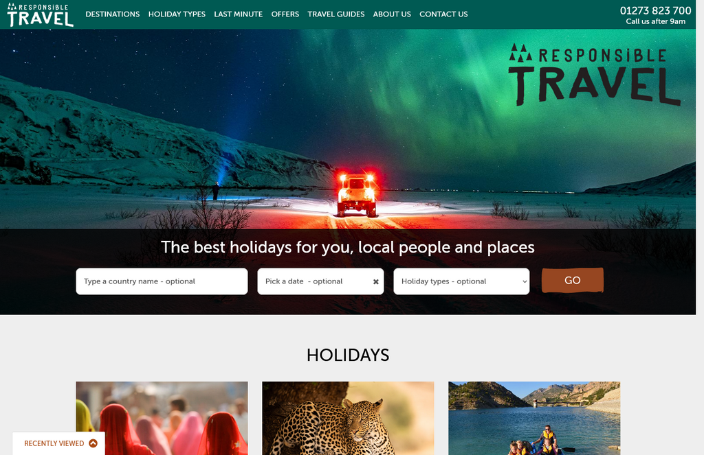 Website Design & Creation for ecotour website URL 4