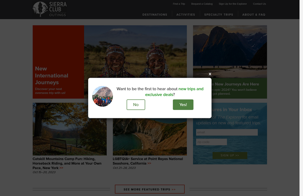 Website Design & Creation for ecotour website URL 5