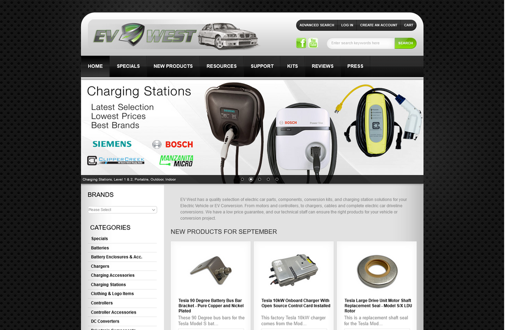 Website Design & Creation for electric vehicle conversion website URL 1
