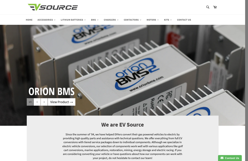 Website Design & Creation for electric vehicle conversion website URL 3