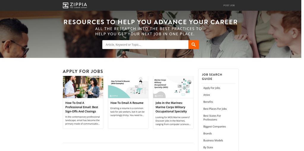 Website Design & Creation for employment agency website URL 1