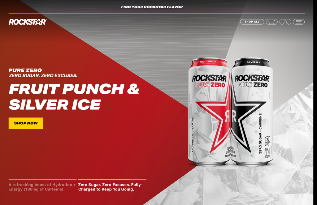 Website Design & Creation for energy drink website URL 3