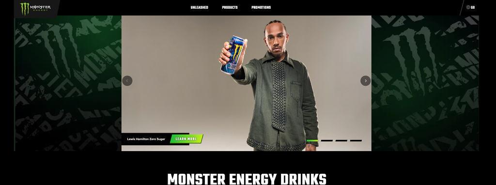 Website Design & Creation for energy drink website URL 4