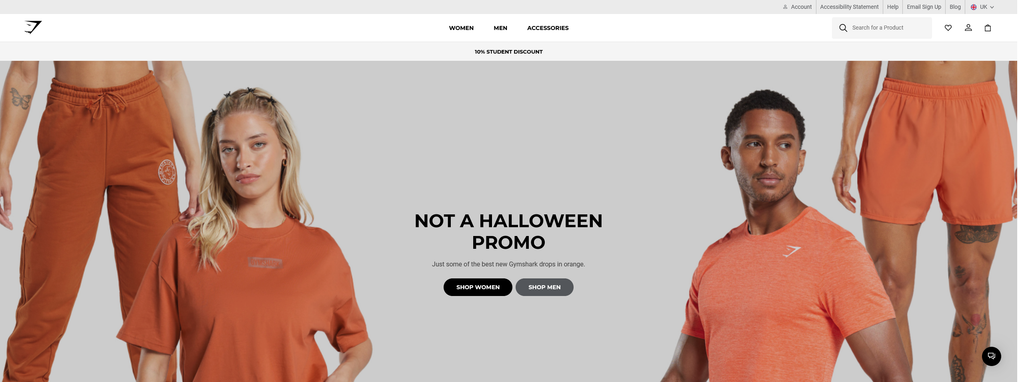 Website Design & Creation for exercise clothing store website URL 2