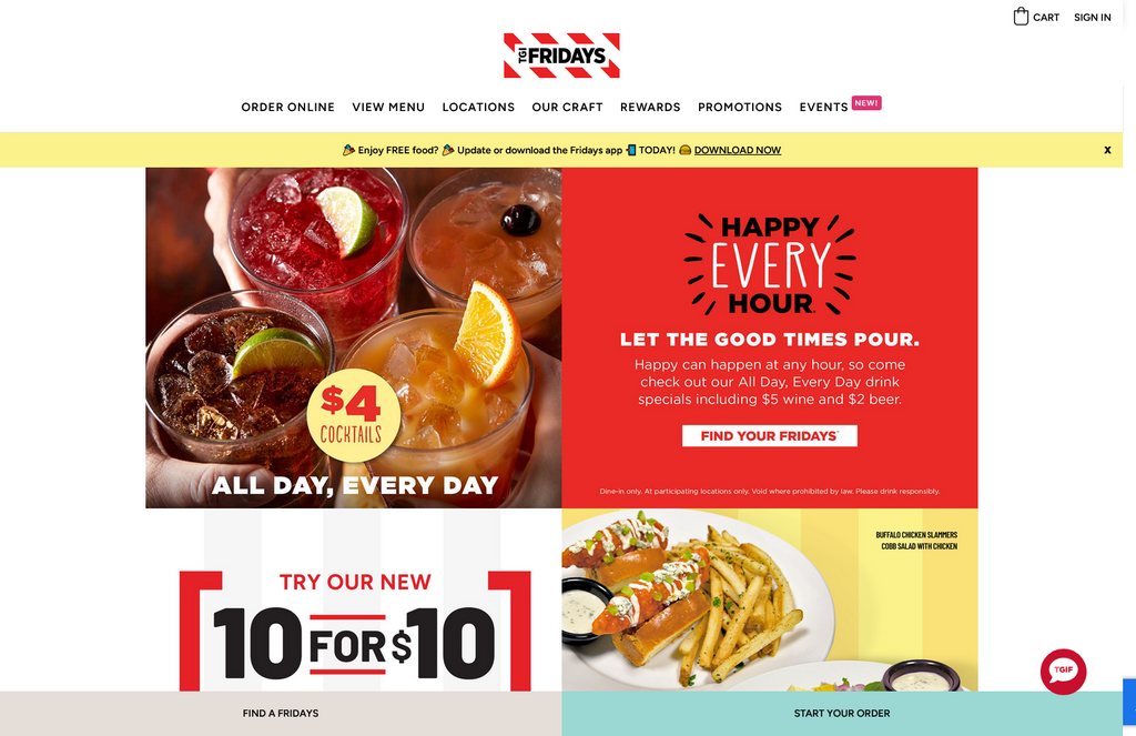 Website Design & Creation for family style restaurant website URL 4