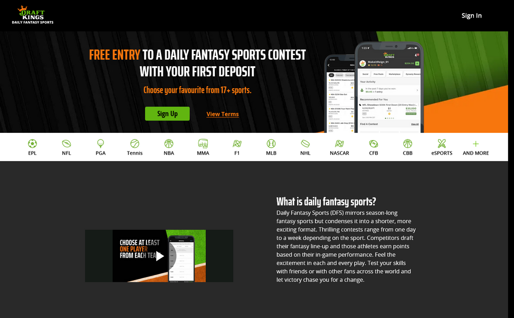 Website Design & Creation for fantasy sports website URL 2