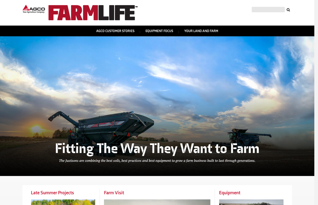 Website Design & Creation for farming website URL 5