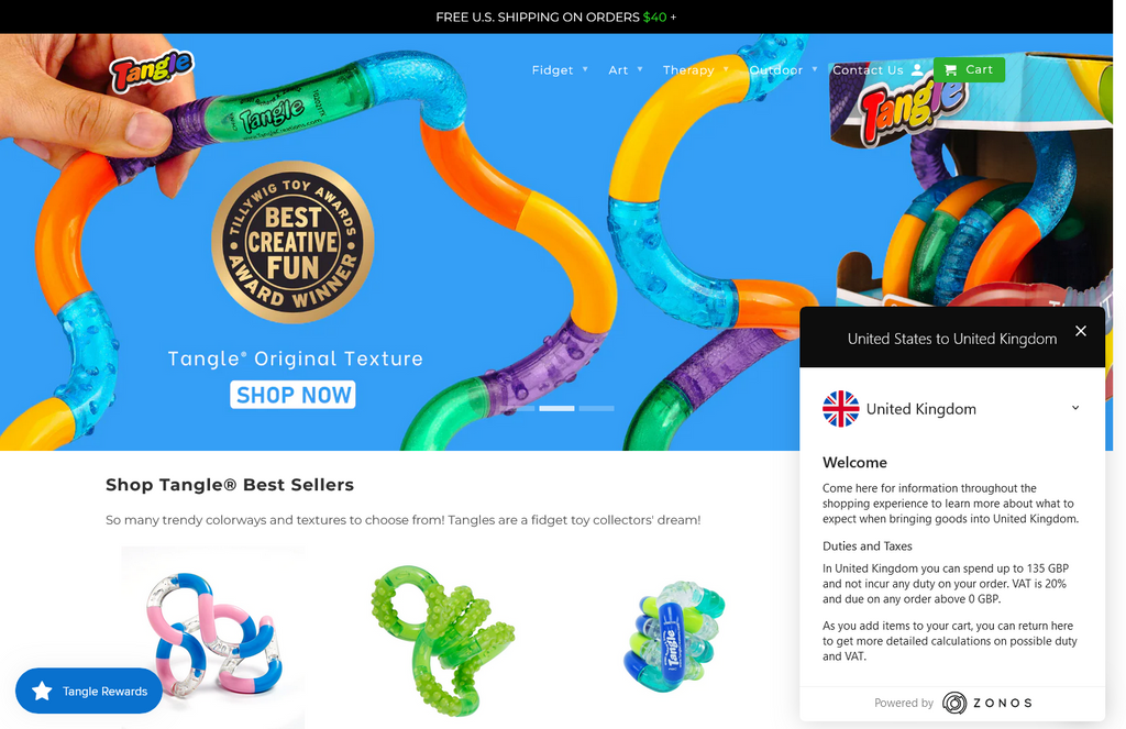 Website Design & Creation for fidget toy website URL 5