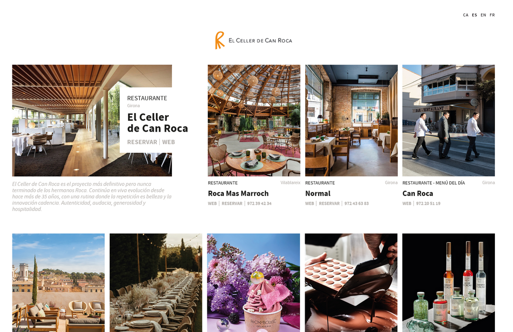 Website Design & Creation for fine dining restaurant website URL 5