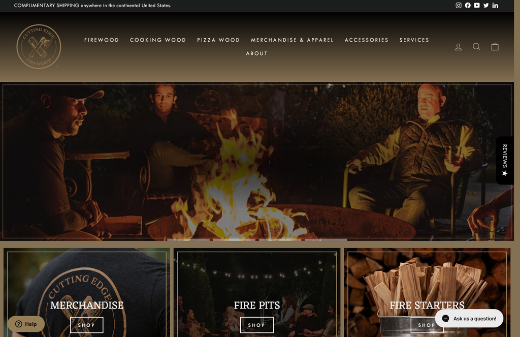 Website Design & Creation for firewood website URL 1