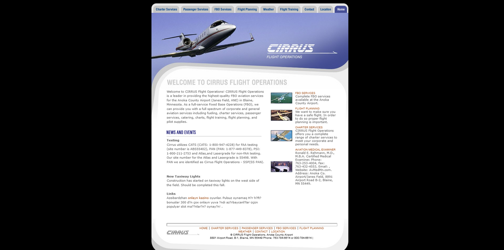 Website Design & Creation for flight school website URL 3