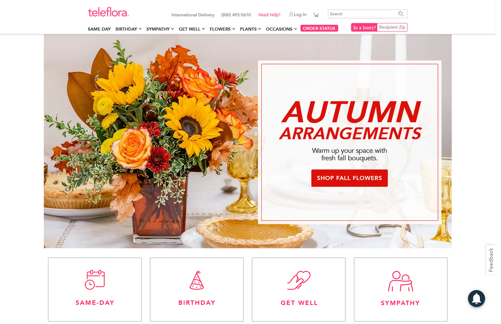 Website Design & Creation for flower shop website URL 2