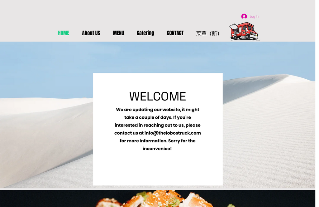 Website Design & Creation for food truck 1 website URL 4