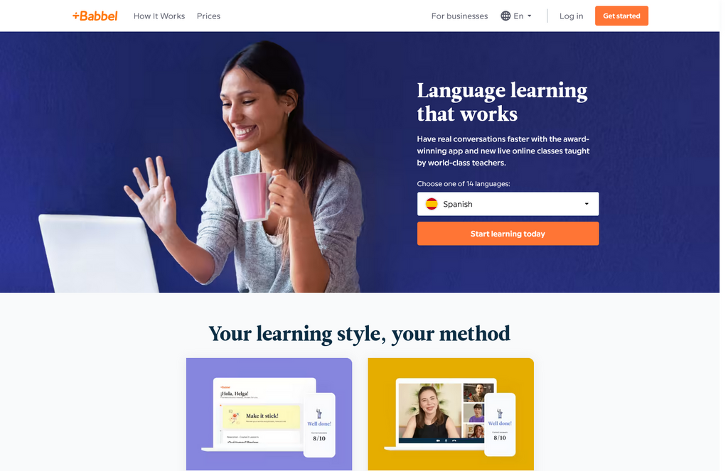 Website Design & Creation for foreign language instruction website URL 3