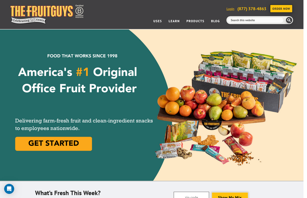 Website Design & Creation for fruit market website URL 5