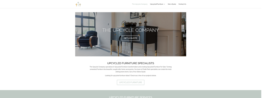 Website Design & Creation for furniture manufacturing website URL 5