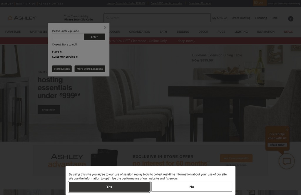 Website Design & Creation for furniture retail website URL 4
