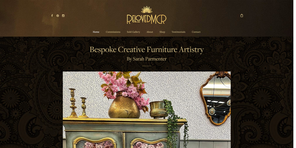 Website Design & Creation for furniture upcycling website URL 4