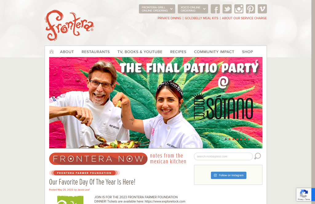 Website Design & Creation for fusion restaurant website URL 1