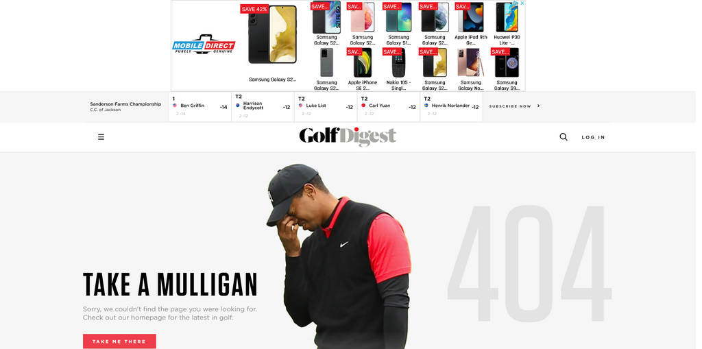Website Design & Creation for golf club website URL 1