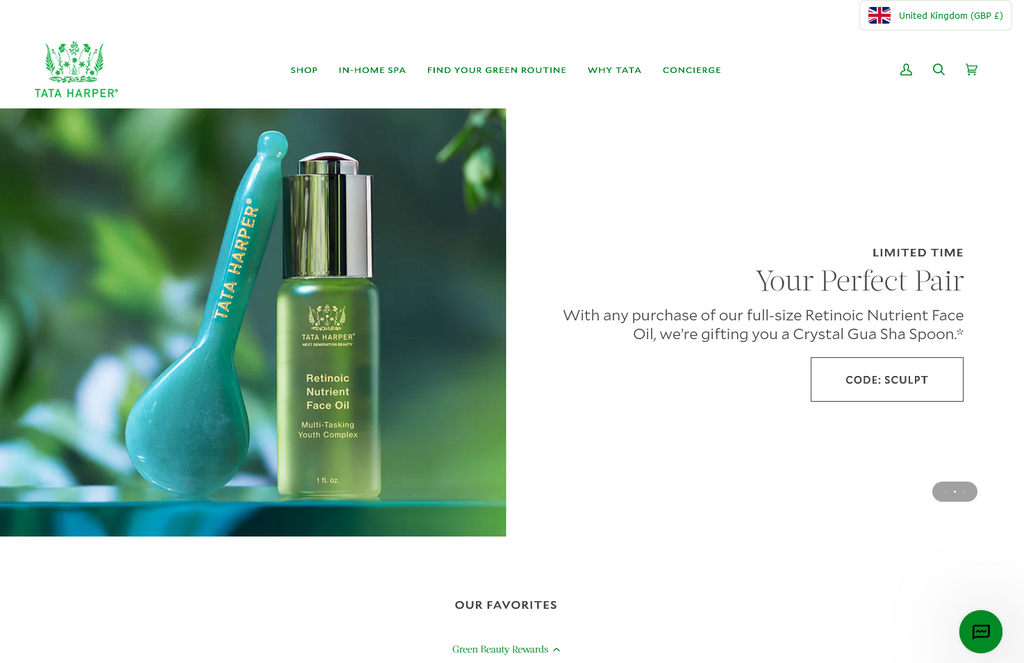 Website Design & Creation for green beauty product website URL 3