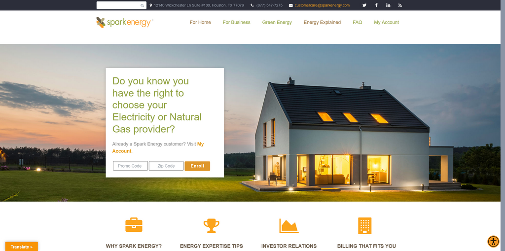 Website Design & Creation for green energy website URL 1