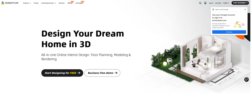 Website Design & Creation for home decorator website URL 1