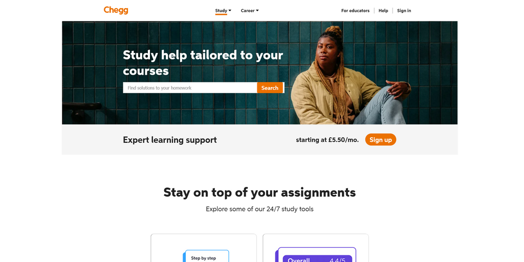 Website Design & Creation for home tutoring website URL 1