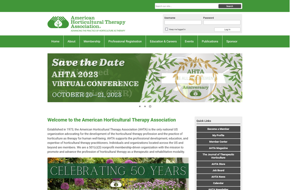 Website Design & Creation for horti cultural therapy website URL 1