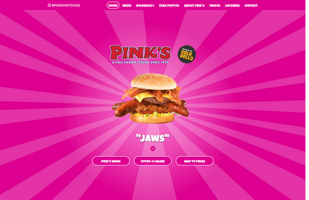 Website Design & Creation for hot dog stand website URL 3