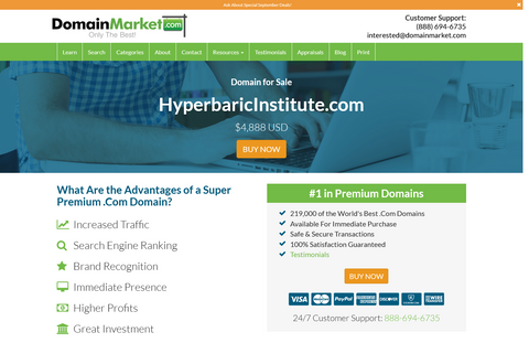 Website Design & Creation for hyperbaric center website URL 4