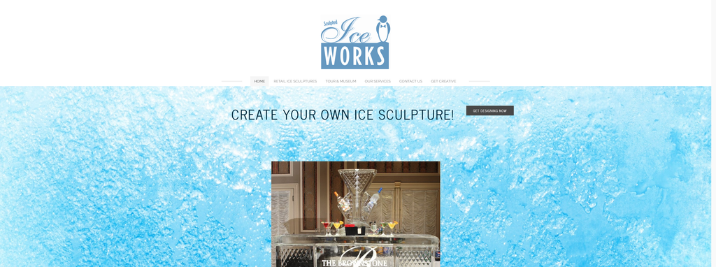 Website Design & Creation for ice sculpture website URL 3