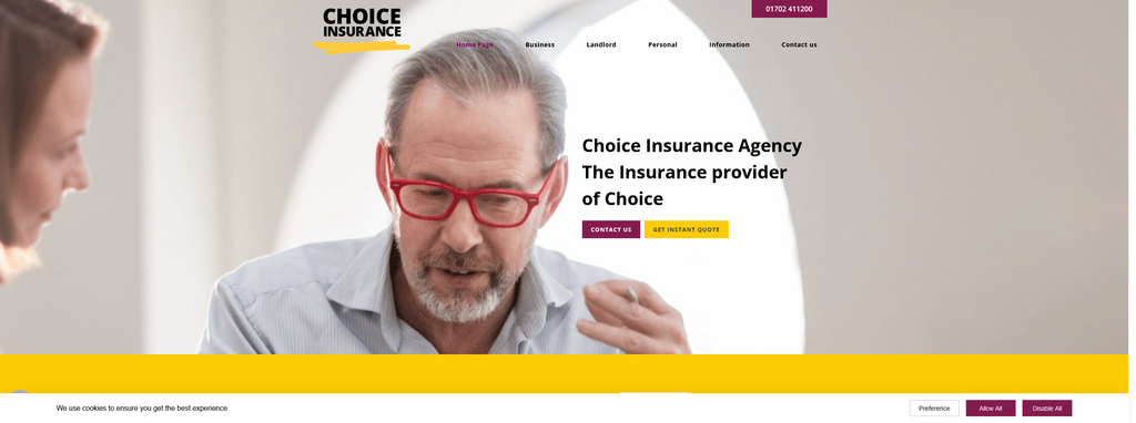Website Design & Creation for insurance agency website URL 3