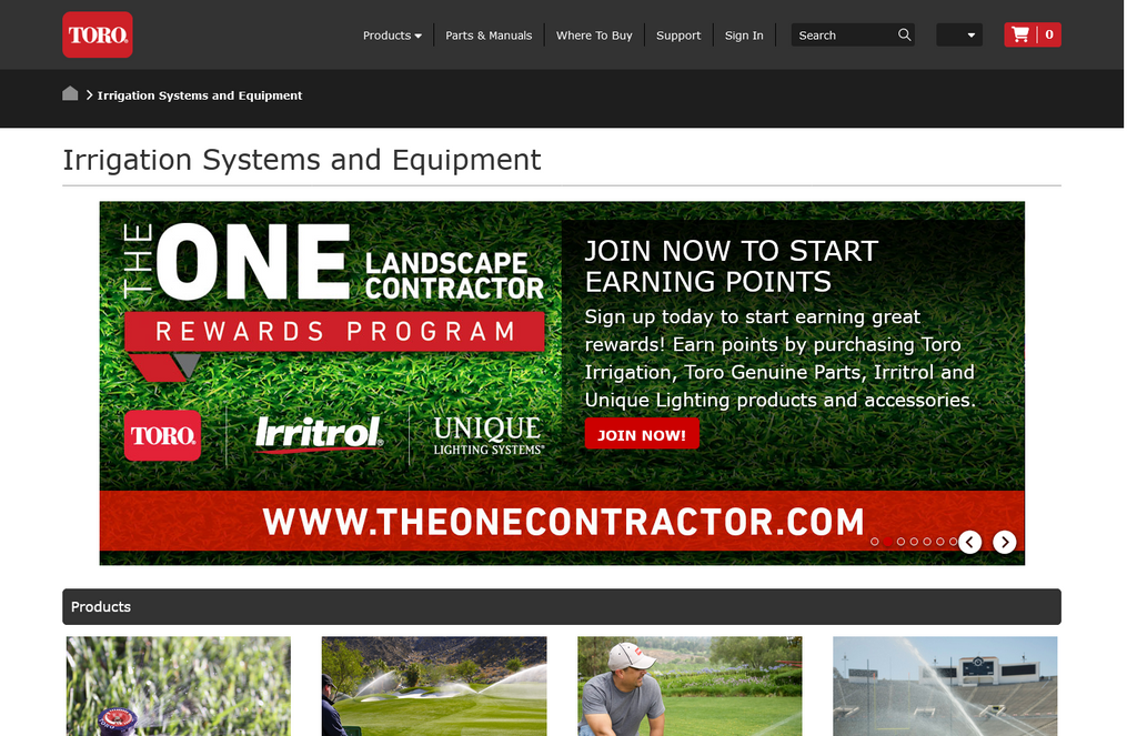 Website Design & Creation for irrigation website URL 2