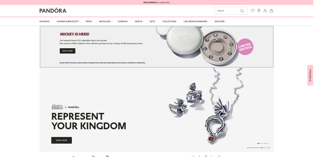 Website Design & Creation for jewellery website URL 2