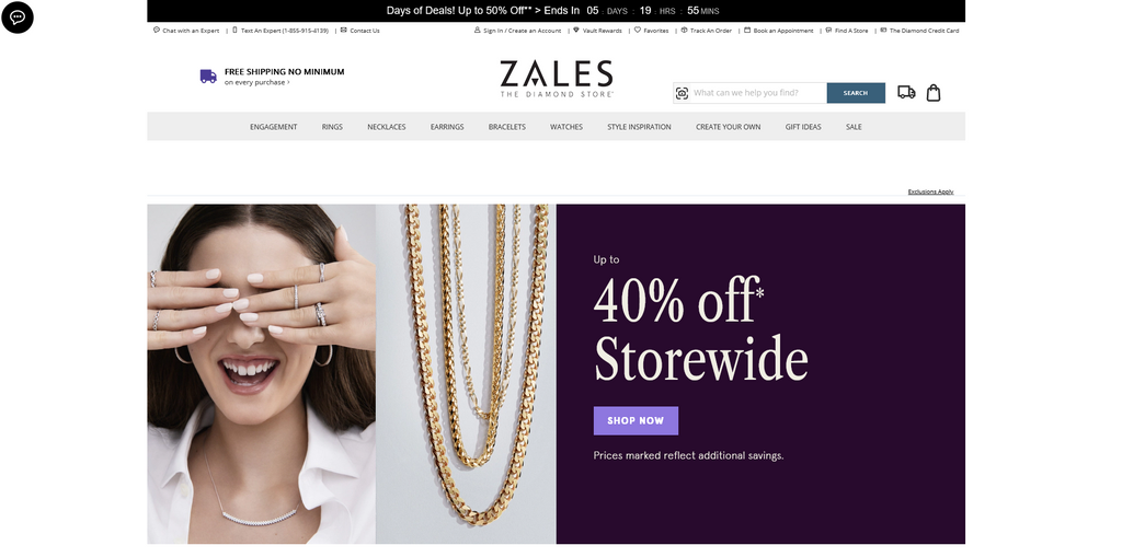 Website Design & Creation for jewellery retail website URL 1