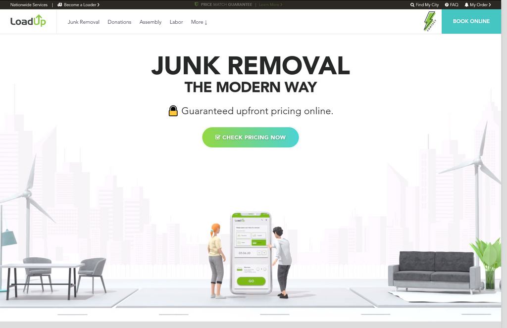 Website Design & Creation for junk removal website URL 5