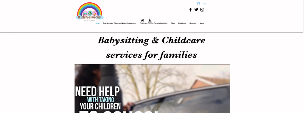 Website Design & Creation for kids taxi service website URL 1