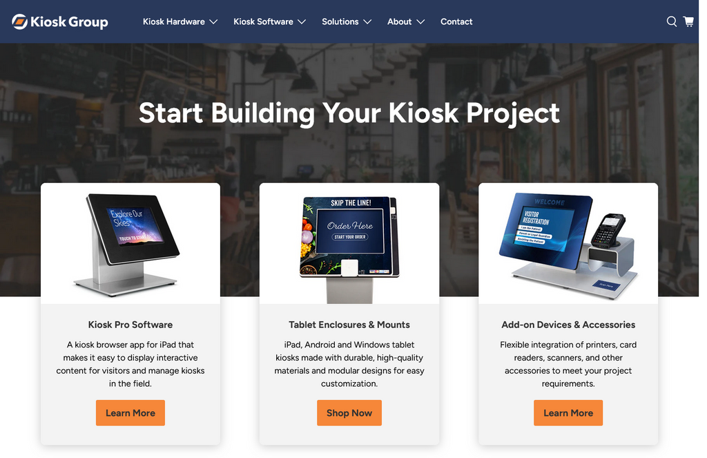 Website Design & Creation for kiosk website URL 4