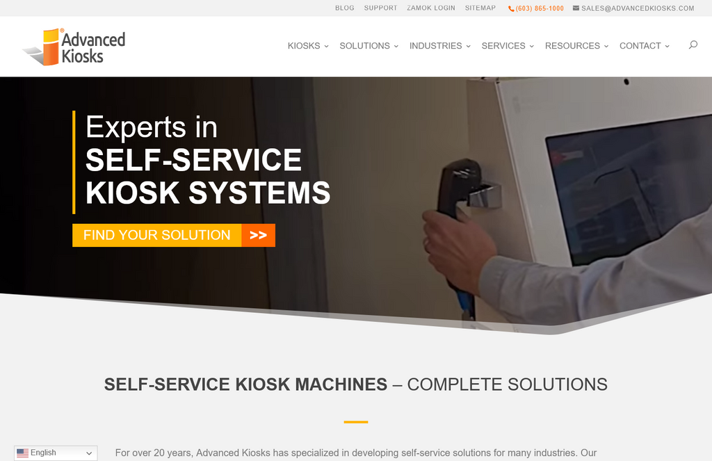 Website Design & Creation for kiosk website URL 5